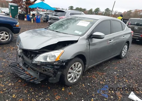 2013 Nissan Sentra S z USA, uszkodzony, nr VIN 3N1AB7APXDL793967